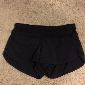 Black Lululemon shorts